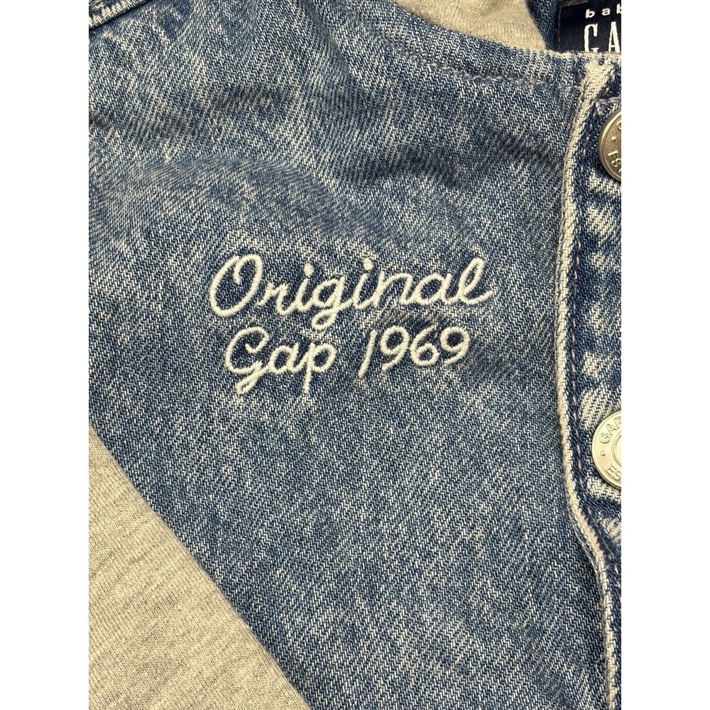 Baby Gap 2years Toddler Blue Denim Jacket NWT Snaps Pockets Fall/Winter/Boy/Girl - Picture 3 of 11